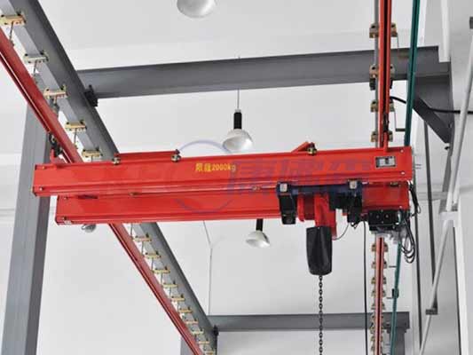Aluminum alloy double beam suspension crane