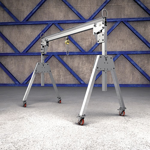 Adjustable Height Aluminum Track Gantry Crane