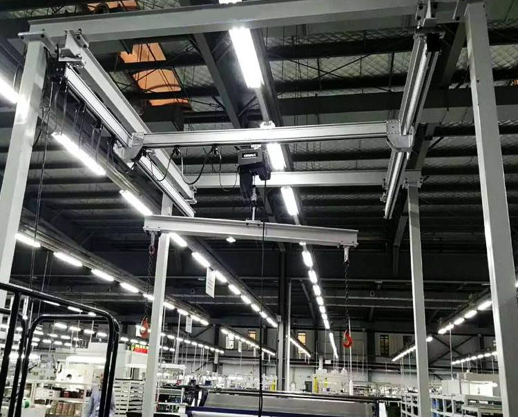 Aluminum light suspension crane