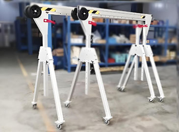 Anti-Tip Portable Aluminum Alloy A-Frame Gantry Crane Anti-Tip Portable Aluminum Alloy A-Frame Gantry Crane